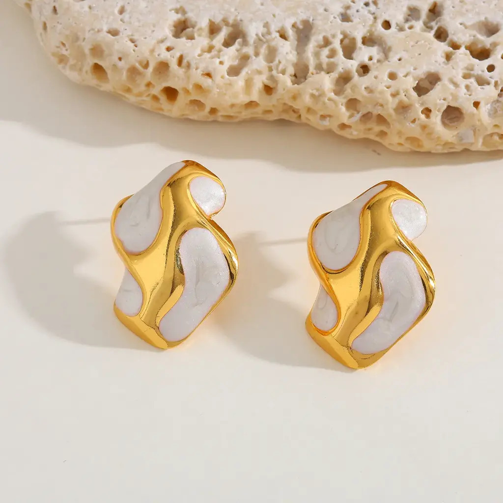 Geometric-Irregular-Stainless-Steel-Plated-18K-Gold-Earrings-Fashionable-Casual-Cute-Polished-Finish-For-Women-All-Seasons-3.webp