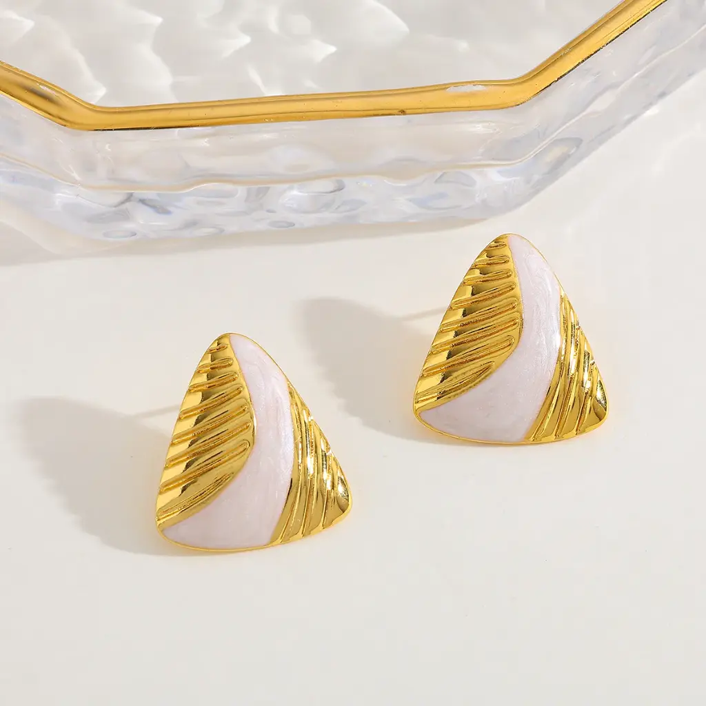 Geometric-Irregular-Stainless-Steel-Plated-18K-Gold-Earrings-Fashionable-Casual-Cute-Polished-Finish-For-Women-All-Seasons-2.webp