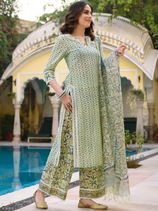 ff1dde58-615d-47bd-8714-b05c1e48fa9f1706601290479VTRADITIONWomenFloralPrintedRegularThreadWorkKurtawithPalazz7.webp