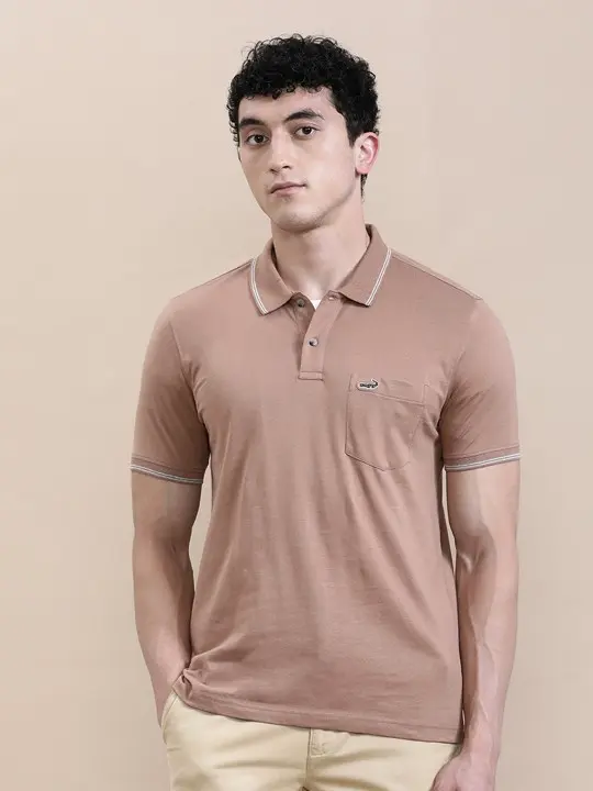81797138-a3c6-4ad0-908a-99b98493bd571740747741559-Crocodile-Men-Solid-Polo-Collar-Cotton-Slim-Fit-T-Shirt-6417-2.webp