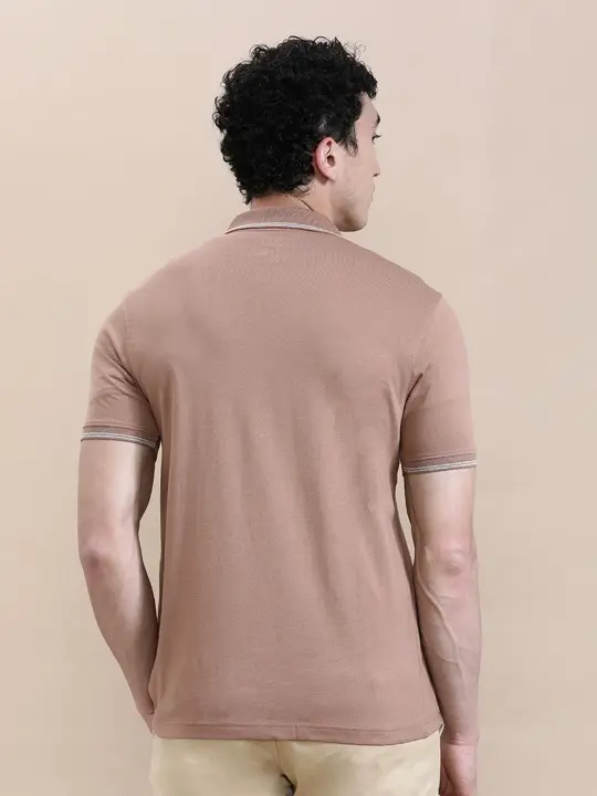 98282691-3cdf-420c-a26b-d3a3ea4f1b8b1740747741474-Crocodile-Men-Solid-Polo-Collar-Cotton-Slim-Fit-T-Shirt-6417-5.webp