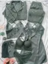 Fancy Night Suit & Bra Penty Set Combo for Women's