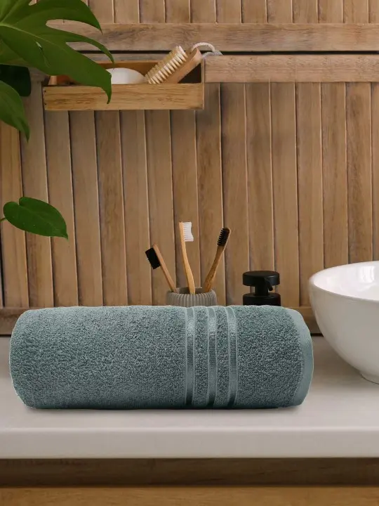 Brown 400 GSM Pure-Cotton Bath Towel