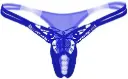 Woman's Nylon & Cotton Thong Panties