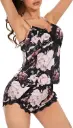 Midnight Rose Lace Cami & Shorts Set
