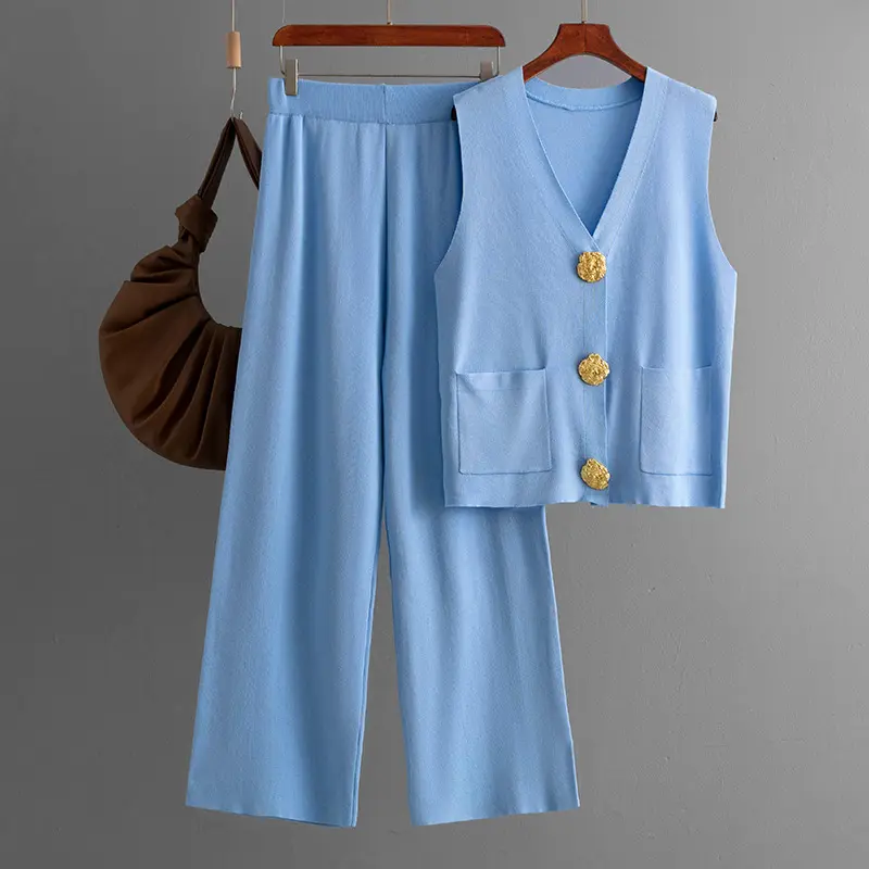 Casual Daily Women’s Simple Classic Style Co-Ord Pants Set