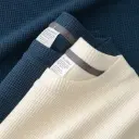 Men’s Waffle Texture Ice Silk Round Neck T-Shirt – Loose Fit Summer Top