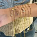 18K Gold-Plated Stainless Steel Love Shell Bracelet – Zircon Inlaid Elegant Women’s Jewelry