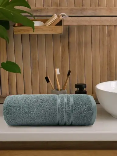 Brown 400 GSM Pure-Cotton Bath Towel