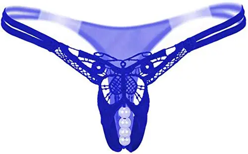 Woman's Nylon & Cotton Thong Panties
